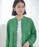 コットンシルクローン　ドルマンワンピース